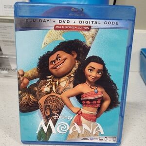 Disney Moana Blu-ray + DVD Multi-Screen Edition - Teal, Brown